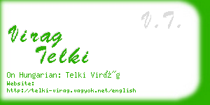 virag telki business card